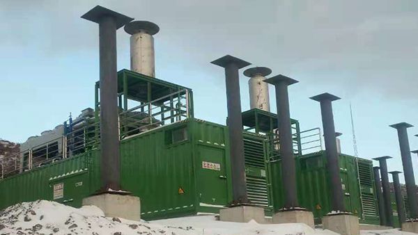 Groupe électrogène à gaz dans le Shanxi