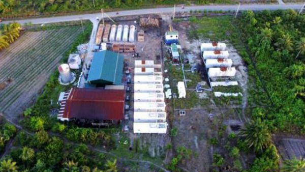 Centrale électrique en Indonésie