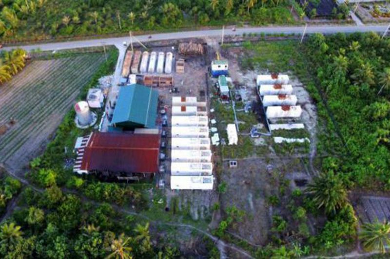 Centrale électrique en Indonésie